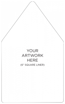 Thumbnail Image for Liner 6 x 6 + Printing - 25/Pk title=