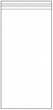 Thumbnail Image for Cellophane Clear Bag 6 3/16 x 13  - 100/Pk title=