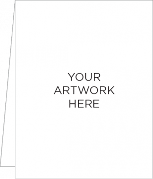 Thumbnail Image for Folded Portrait Card - 4 1/4 x 5 1/2 + Printing - 25/pk title=