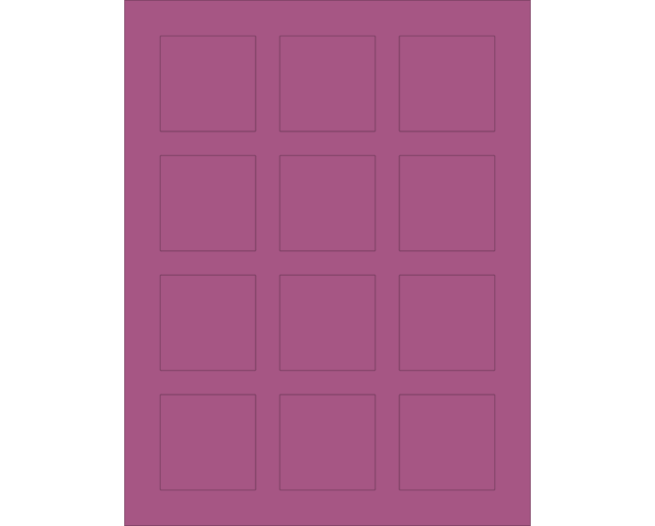 Thumbnail Image for Exacto Labels - 2 x 2 - 12 Labels/Sh - 5 Sh/Pk