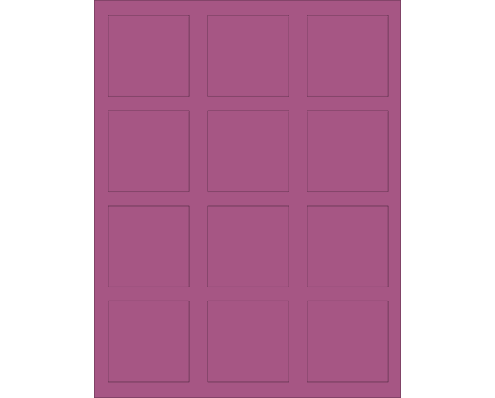 Thumbnail Image for Exacto Labels - 2 1/4 x 2 1/4 - 12 Labels/Sh - 5 Sh/Pk