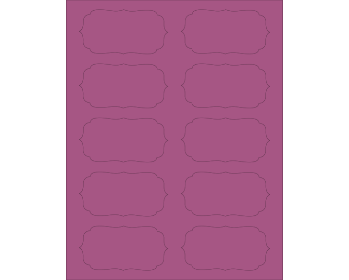 Thumbnail Image for Exacto Labels - Retro 3 1/2 x 1 3/4 - 10 Labels/Sh - 5 Sh/Pk