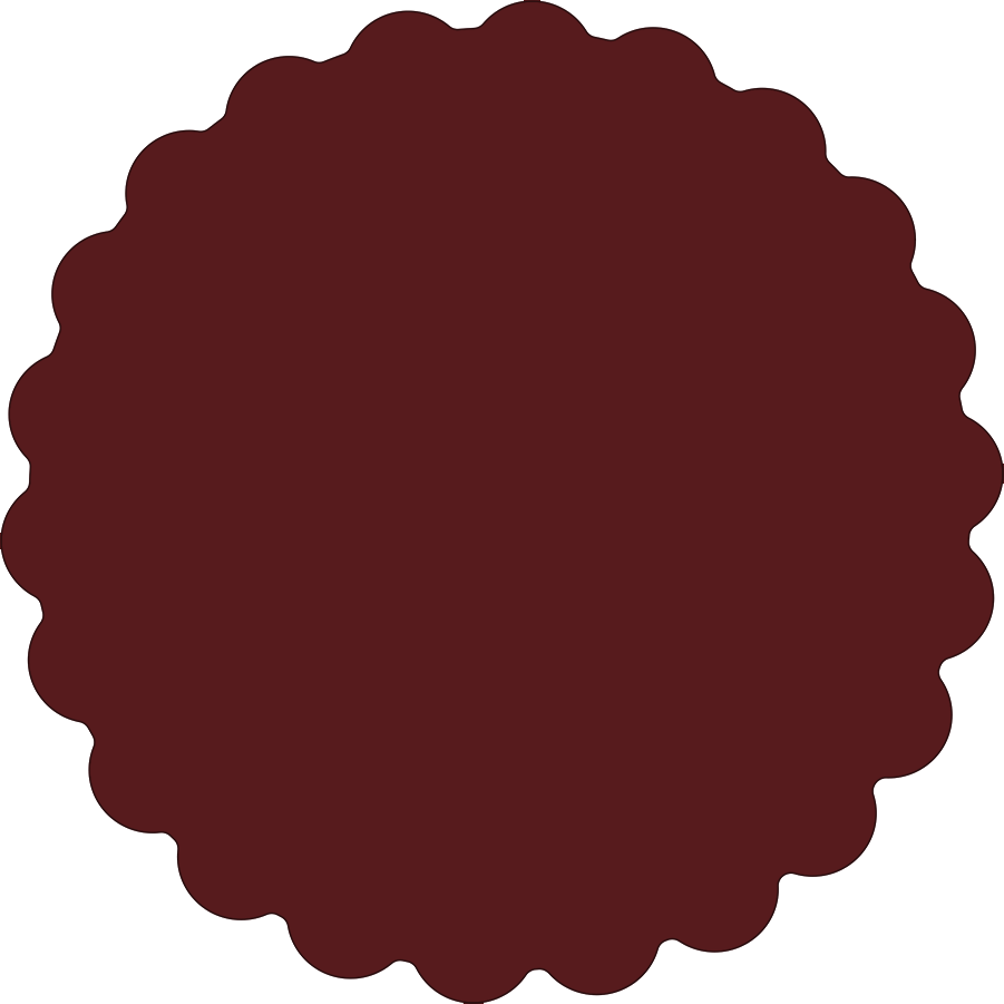 Thumbnail Image for Scallop Circle Card 4 1/2 Inch - 25/Pk