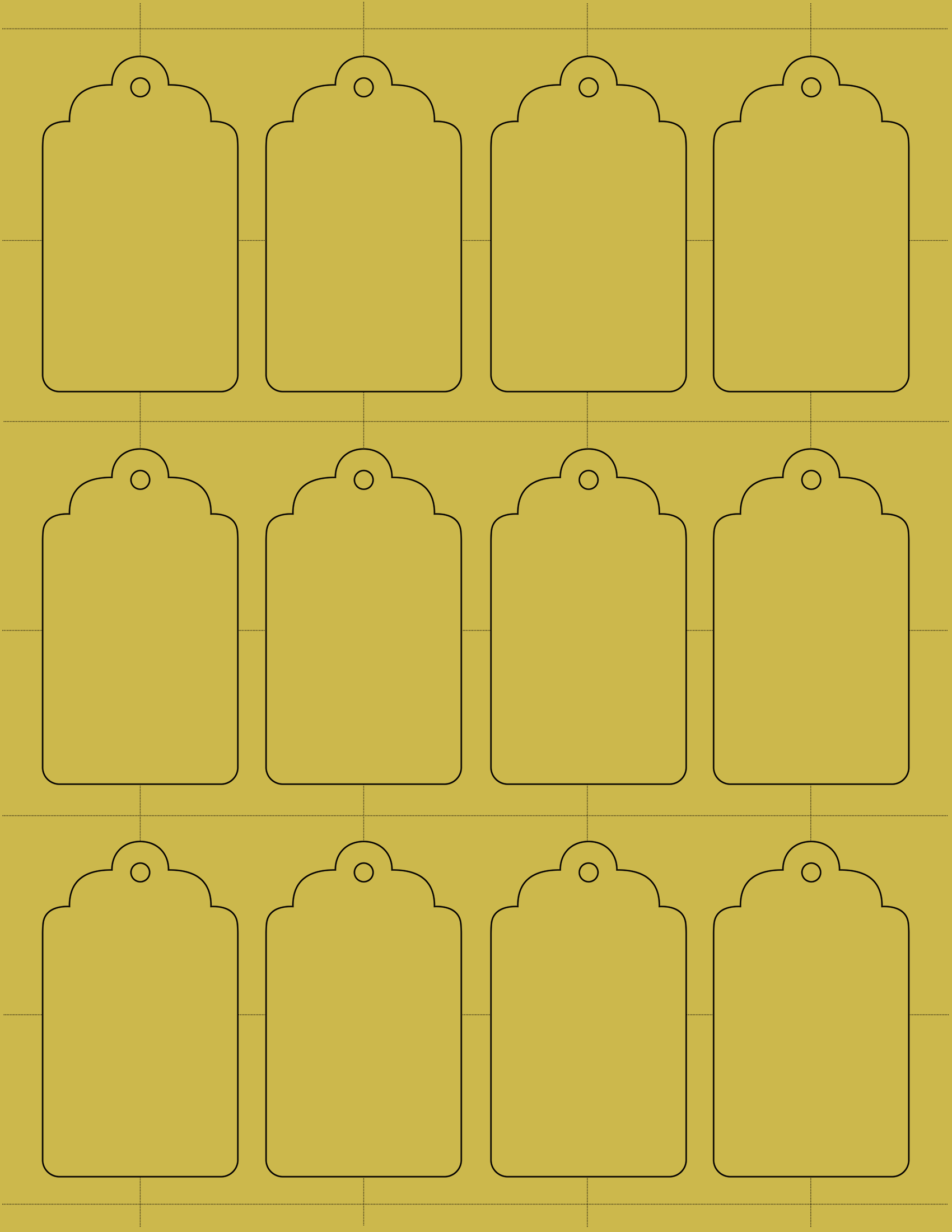 Tag Imprintable Style A2 - 1 3/4 x 3 - 5 sheets/pk Thumbnail Image for Tag Imprintable Style A2 - 1 3/4 x 3 - 5 sheets/pk