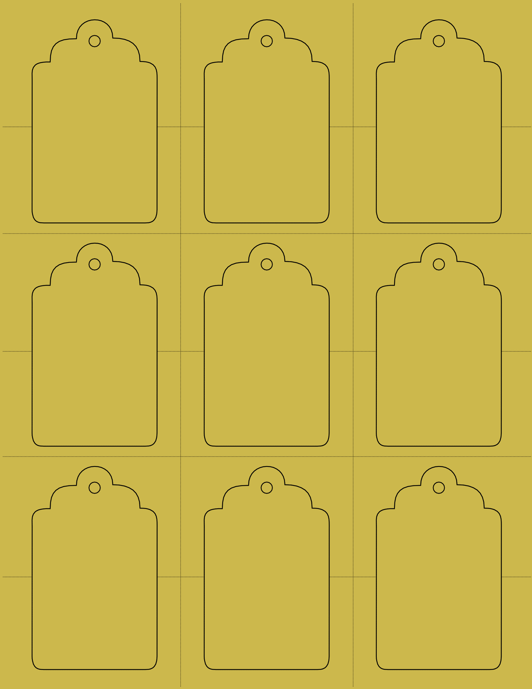 Tag Imprintable Style A3 - 2 x 3 1/4 - 5 sheets/pk Thumbnail Image for Tag Imprintable Style A3 - 2 x 3 1/4 - 5 sheets/pk