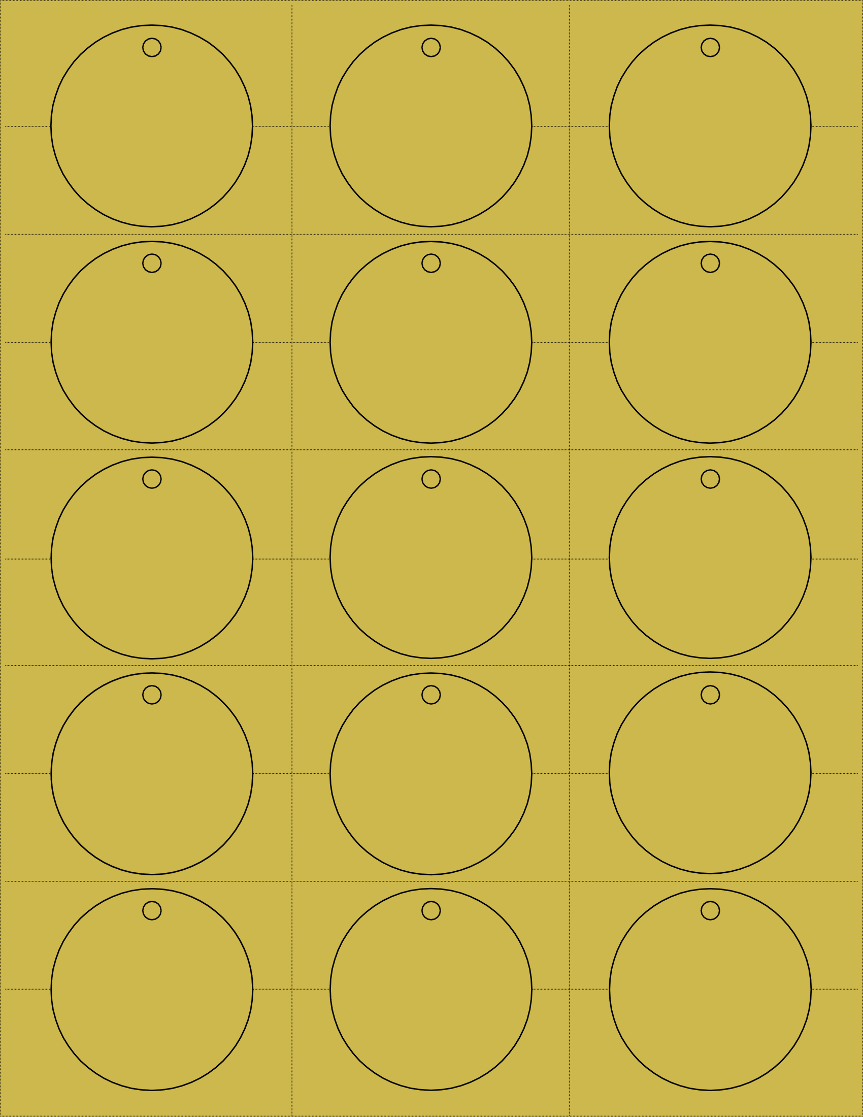 Tag Imprintable Style A4 - 2" Circle - 5 sheets/pk Thumbnail Image for Tag Imprintable Style A4 - 2" Circle - 5 sheets/pk