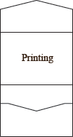 Pocket Invitation Style A - 7 1/4 x 5 1/4 + Full Color Printing (10/pk)