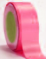 Shocking Pink Satin Ribbon 7/8 Inch - 100 Yard