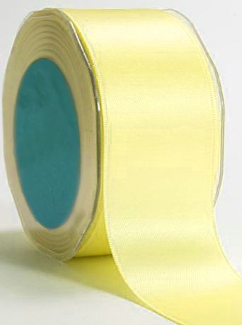 Baby Maize Ribbon - Double Faced Satin - 1 1/2 in - 50 Yard
