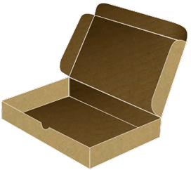 Kraft Mailer Box 10 3/4 x 7 3/4 x 2 - 25/Pk