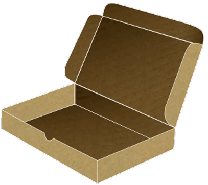 Kraft Mailer Box 10 3/4 x 7 3/4 x 2 - 25/Pk