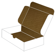 White Mailer Box 7 x 5 1/2 x 2 - 25/Pk