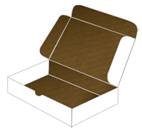 White Mailer Box 6 1/2 x 8 1/2 x 2 - 25/Pk