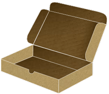 Kraft Mailer Box 7 3/4 x 9 3/4 x 2 - 25/Pk