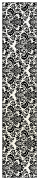 Floral Black Belly Belts 3 1/2 x 18 - 25/Pk