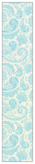 Paisley Aquamarine Belly Belts 3 1/2 x 18 - 25/Pk