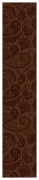 Paisley Chocolate Belly Belts 3 1/2 x 18 - 25/Pk