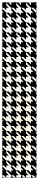 Houndstooth Black & White Belly Belts 3 1/2 x 18 - 25/Pk