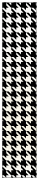 Houndstooth Black & White Belly Belts 3 1/2 x 18 - 25/Pk
