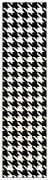 Houndstooth Black & White Belly Belts 4 1/2 x 18 - 25/Pk
