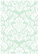 Floral Green Tea Flat Card 3 1/2 x 5 - 25/Pk