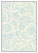 Paisley Blue Flat Card 3 1/2 x 5 - 25/Pk