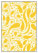 Peacock Yellow Flat Card 3 1/2 x 5 - 25/Pk