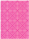 Maze Pink Flat Card 5 1/4 x 7 1/4 - 25/Pk