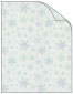 Blue Snowflake Translucent paper 8 1/2 x 11 - 25/Pk