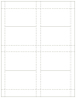 Crest Solar White Place Card 3 1/2 x 2 (4 on a sheet - 25 sheets/Pk)