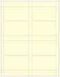Crest Baronial Ivory Place Card 3 1/2 x 2 (4 on a sheet - 25 sheets/Pk)