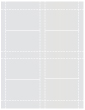Silver Place Card 3 1/2 x 2 (4 on a sheet - 25 sheets/Pk)