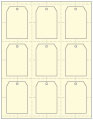Baronial Ivory Soho Imprintable Tag Style A1 2 x 3 (9 per sheet - 5 sheets per pack)