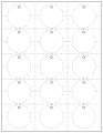 Solar White Soho Imprintable Tag Style A4 2 x 2 (15 per sheet - 5 sheets per pack)